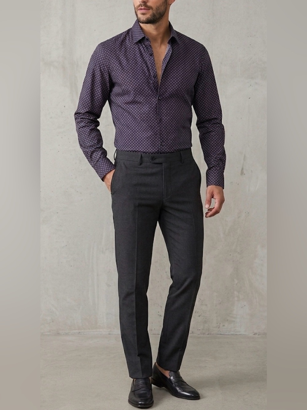 Express Men’s Extra Slim Fit Dress Shirt